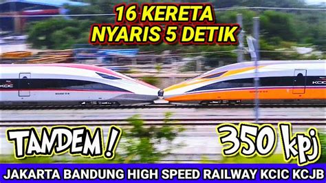 EPIC TANDEM EMU Uji Coba Double Traksi 2 Trainset Bergandengan Kereta