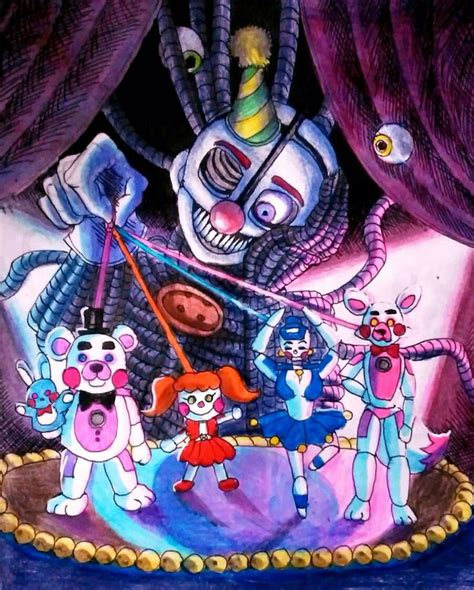 Fnaf Ennard Sister Location Fnaf Fnaf Drawings Fnaf Art Themeloader