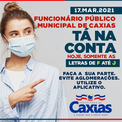 T Na Conta Prefeitura De Caxias Paga Hoje Servidores Da Ativa