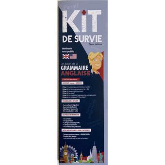 Kit de Survie Anglais Grammaire broché Leroy C Achat Livre fnac