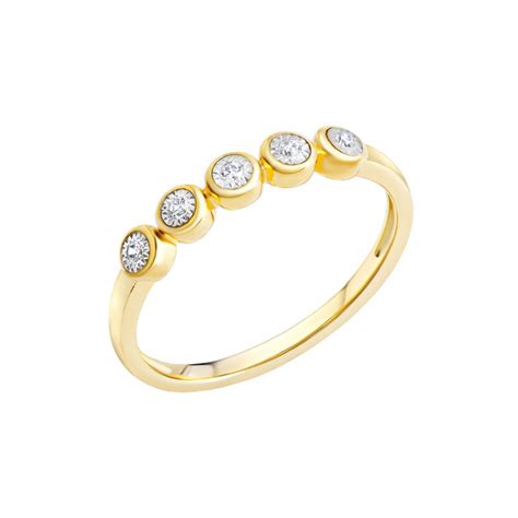 Diamonds By Ellen K Fingerring 585 Gelbgold Bicolor Brill Kaufen BAUR