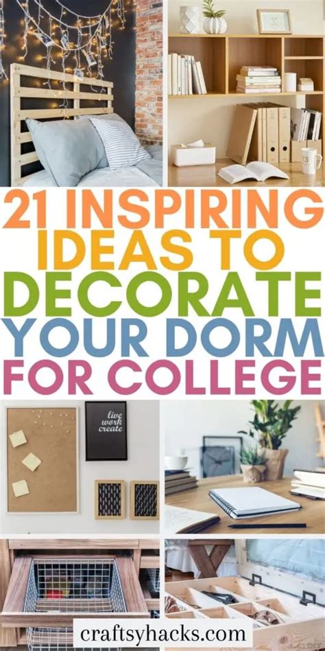 21 Genius College Dorm Room Ideas Craftsy Hacks