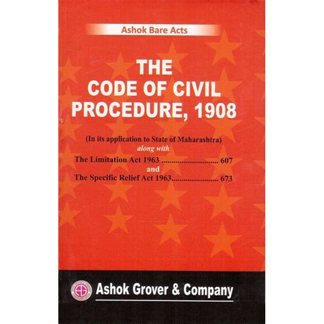 Ashok Grover S The Code Of Civil Procedure Bare Act Cpc Hb Ashok