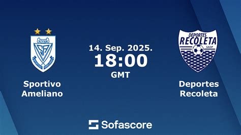 Sportivo Ameliano X Deportivo Recoleta - Sportivo Ameliano vs Deportes Recoleta live score, H2H and lineups ...