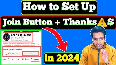 How To Enable Super Thanks On YouTube How To Set Up Join Button On