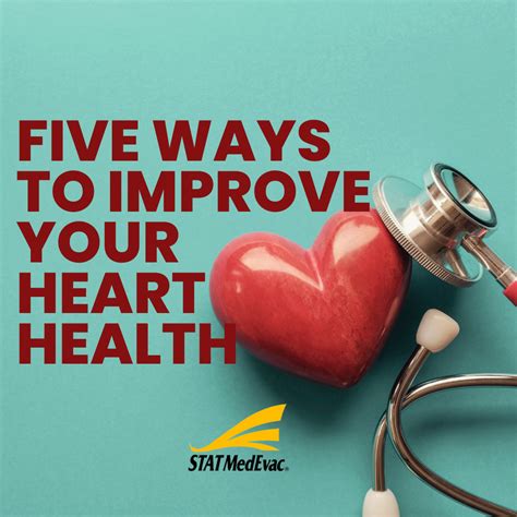 Five Ways To Improve Heart Health Stat Medevac