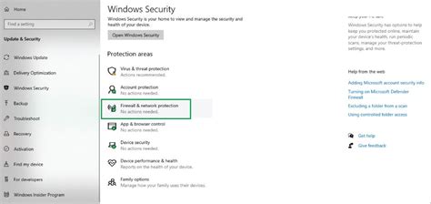 Windows Defender Firewall Settings - GeeksforGeeks