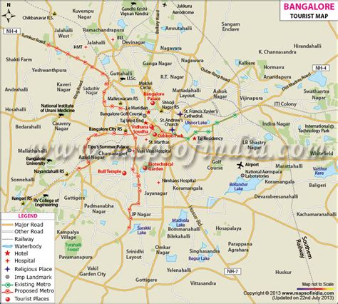 Bangalore Map With Area Names