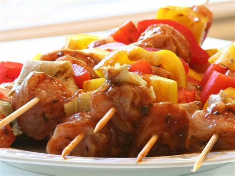 Brochettes de poulet mariné au citron et aux herbes Recette de