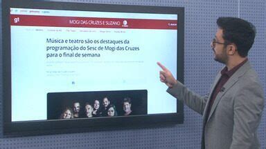 Diário TV 1ª Edição Sesc de Mogi tem programação cultural gratuita