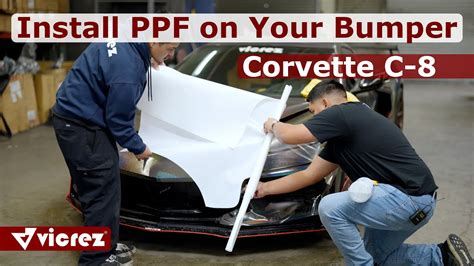 How To Wrap A Car S Bumper In Vicrez PPF Protective Film YouTube