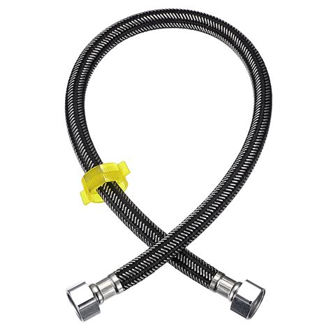 Uxcell Faucet Supply Line Connector G1 2 Female X G1 2 Female 24 Inch Braided Sus304 Supply