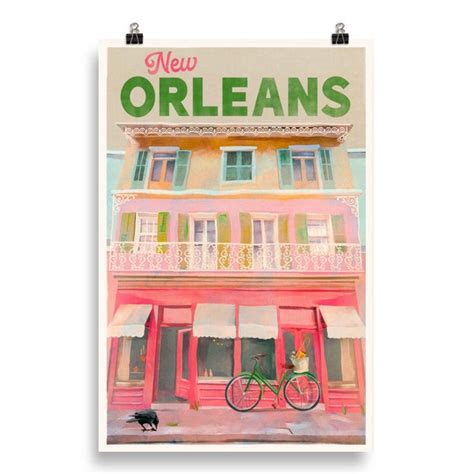 New Orleans Art Print Etsy