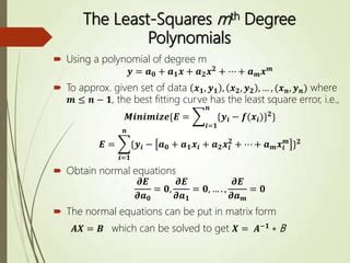 Least Squares Fitting Ppt