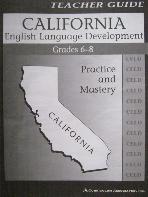 California English Language Development Grades 6-8 Practice and Mastery ...