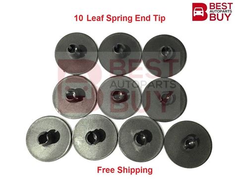 10 Pcs 1 3 4 Inch Leaf Spring End Tip Wear Pad Anti Squeak Insert Free