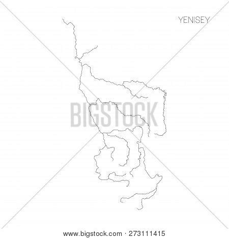 Map Yenisey River Vector & Photo (Free Trial) | Bigstock