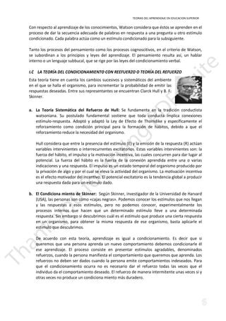 Teorias De Aprendizaje 1 PDF