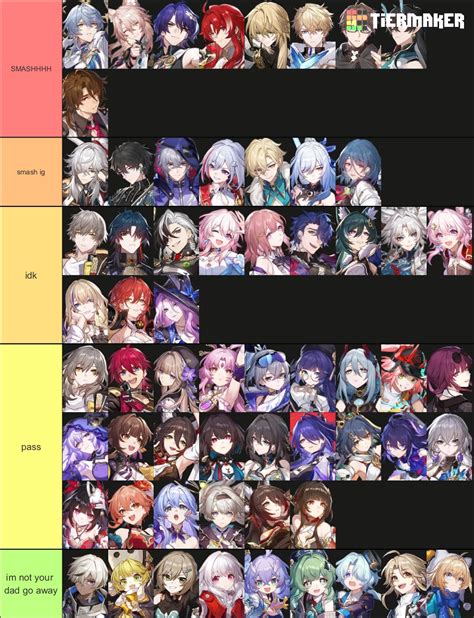 Hsr Smash Or Pass But Im Gay Honkai Star Rail HoYoLAB