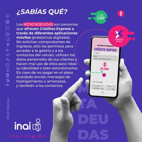 INAI On Twitter No Caigas En Fraudes Los Montadeudas Ofrecen