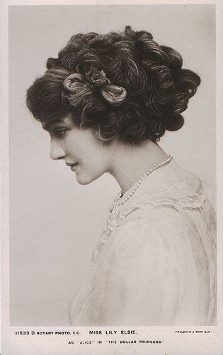 Lily Elsie Rotary D Rd April Edwardian Hairstyles