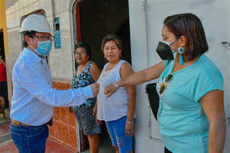 Alcalde Gerson Lecca Contin A Inaugurando Obras Diario Pro Contra