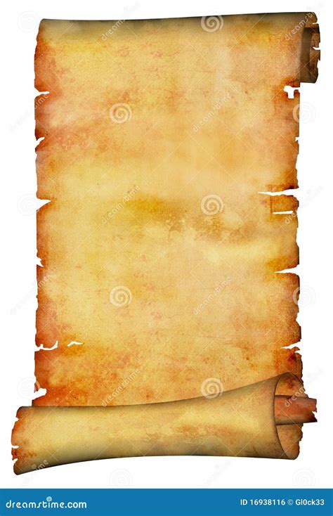 Ancient Paper Scroll Stock Illustration Illustration Of Cardboard