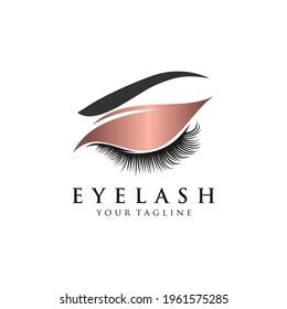 Eyelash Extension Logo Vector Illustration Stock Vector Royalty Free