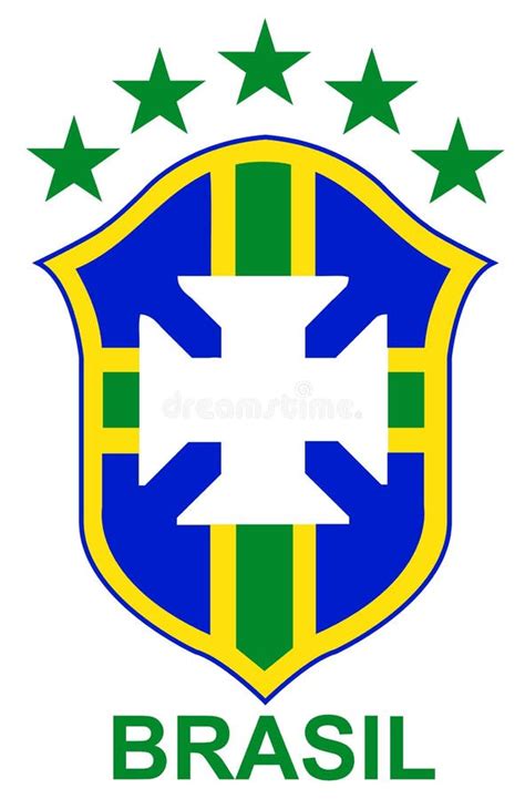 Brazil soccer logo stock illustration. Illustration of football - 14308015