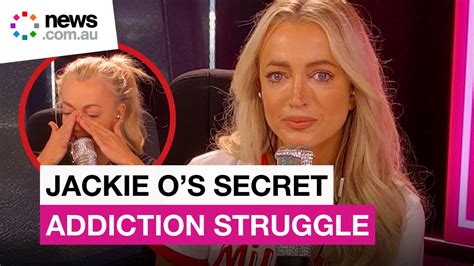 Jackie O Shocks With Drug Addiction Confession Au