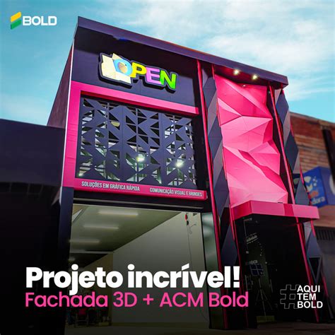 Um Projeto Incr Vel Fachada D Acm Bold Bold