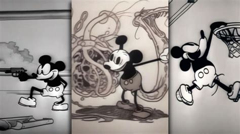 Early Mickey Mouse Is Now In The Public Domainand Ai Is Already On The