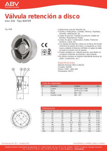 V Lvula De Bola Piezas Paso Total Abv Cat Logo Pdf