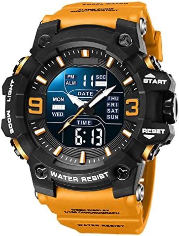 Findtime Herren Sportuhr Analog Digital Armbanduhr Sport Digitaluhren