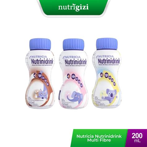 Jual Nutrigizi Nutricia Nutrinidrink Multi Fibre Cair Ml Rasa