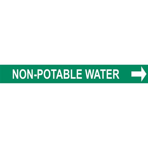 NON-POTABLE WATER PIPE MARKER - DuraLabel