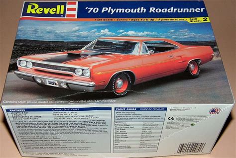 Revell Model Car Kit Scale Plymouth Roadrunner Made In