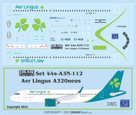 Aer Lingus A Neos Draw Decal