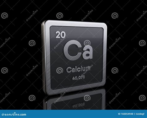 Calcium Ca, Element Symbol from Periodic Table Series Stock ...