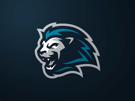 Lion Mascot Logo | Mascot, Animal logo, Game logo design