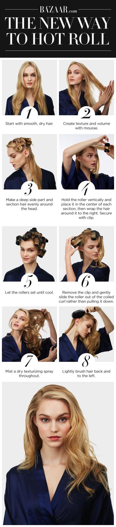 The New Way To Use Hot Rollers A Step By Step Guide To Curling Your Hair With Hot Rollers