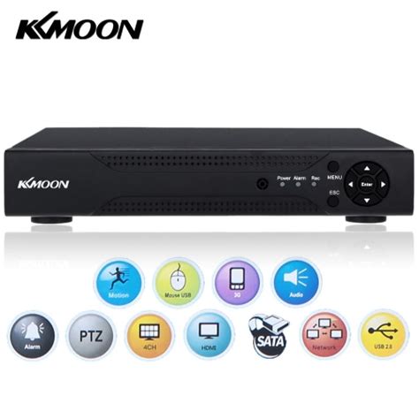 KKmoon 4 Channel 1280*720P CCTV Network DVR H.264 HDMI Home Security ...