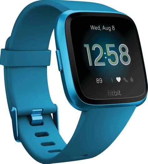 Questions And Answers Fitbit Versa Lite Edition Smartwatch Marina Blue