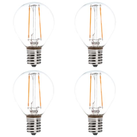 S11 E17 Intermediate Base 2W LED Vintage Antique Filament Light Bulb ...