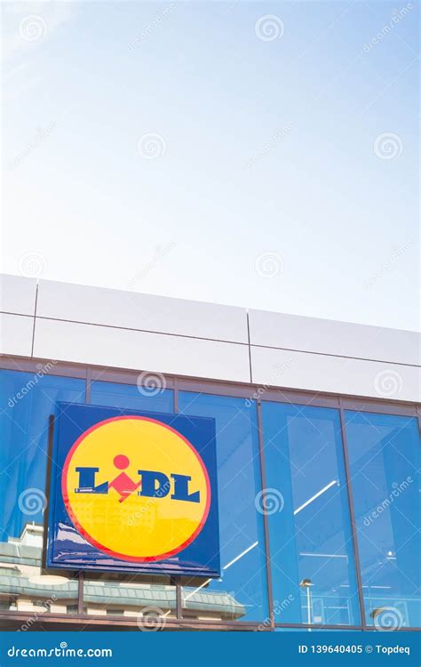 Lidl Supermarket Chain Brand Logo Editorial Image Image Of