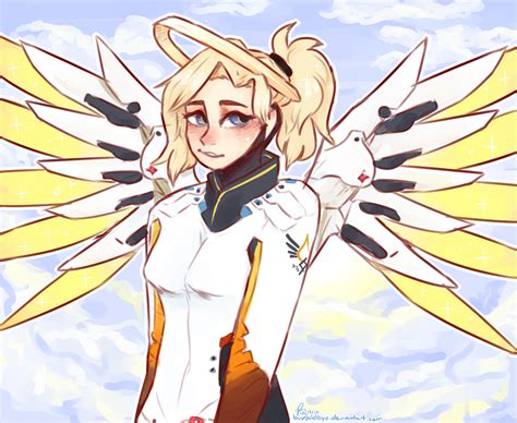 Day #406 12/18/16 Mercy Overwatch Fanart by BuyGoldBYE on DeviantArt