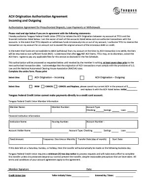 Fillable Online Authorization Agreement For Pre Authorized Payments