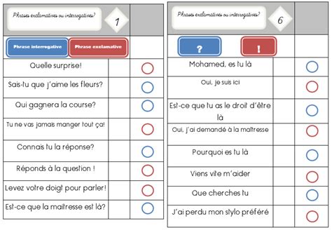 Les Types De Phrases Les Apprentis Sages