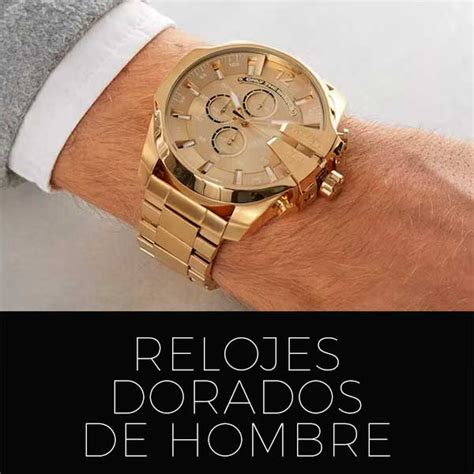 Relojes Dorados Para Hombre Cat Logo