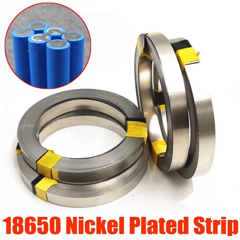 1 Roll 10m 18650 Li Ion Battery Nickel Sheet Nickel Plated Strip